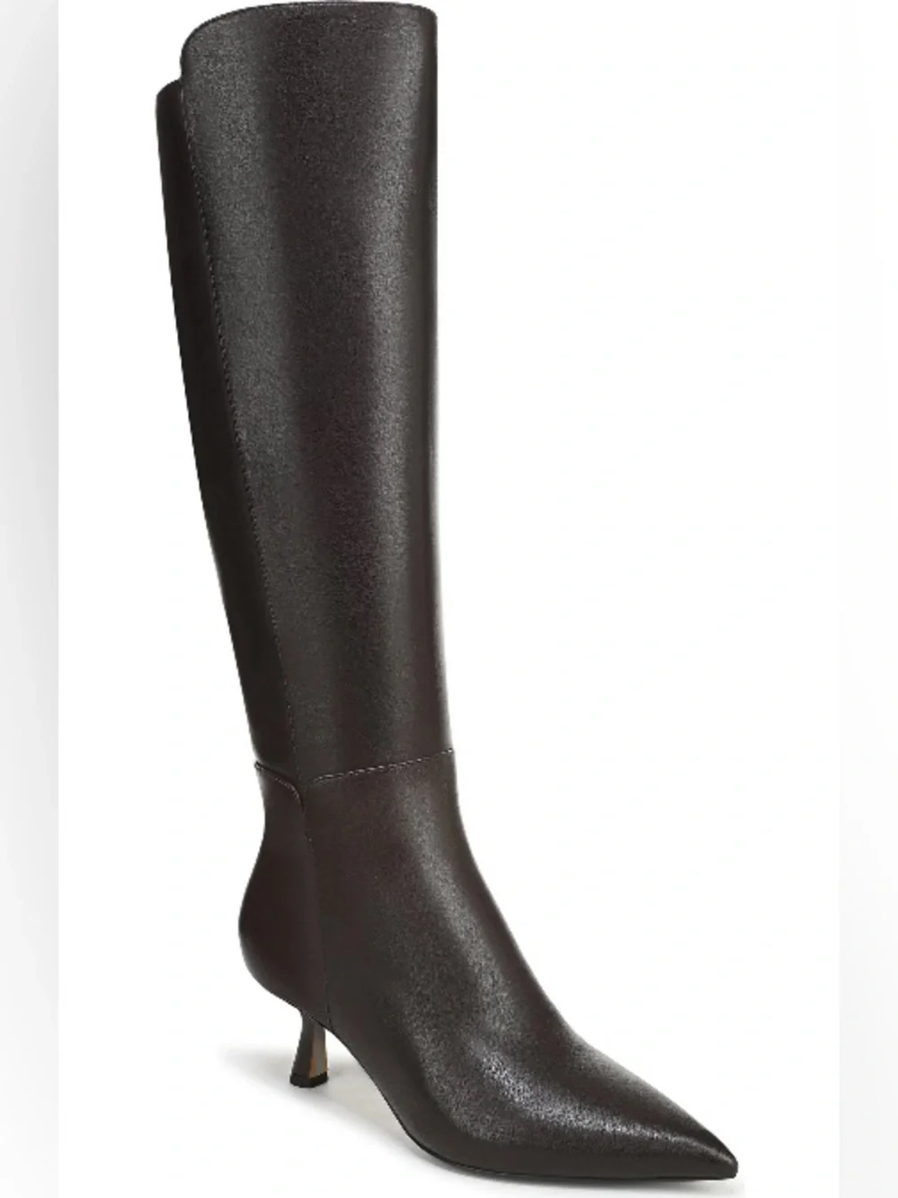 Sam Edelman Dark Brown Knee High Pointed-Toe Boots
